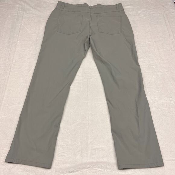 Desert Dunes Pants Mens 36x30 Gray Nylon Performance Golf Stretch Athleisure - Picture 2 of 9